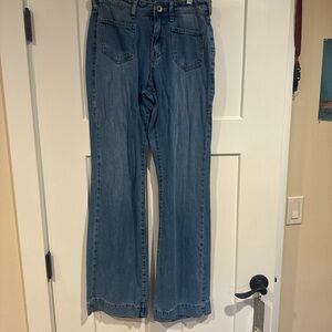 Cowgirl Tuff Blue Flare Jeans